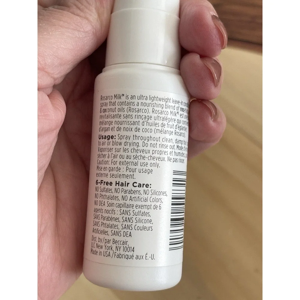 Briogeo Rosarco Milk Reparative Leave-in Conditioning Spray‎ .75oz Travel Size
